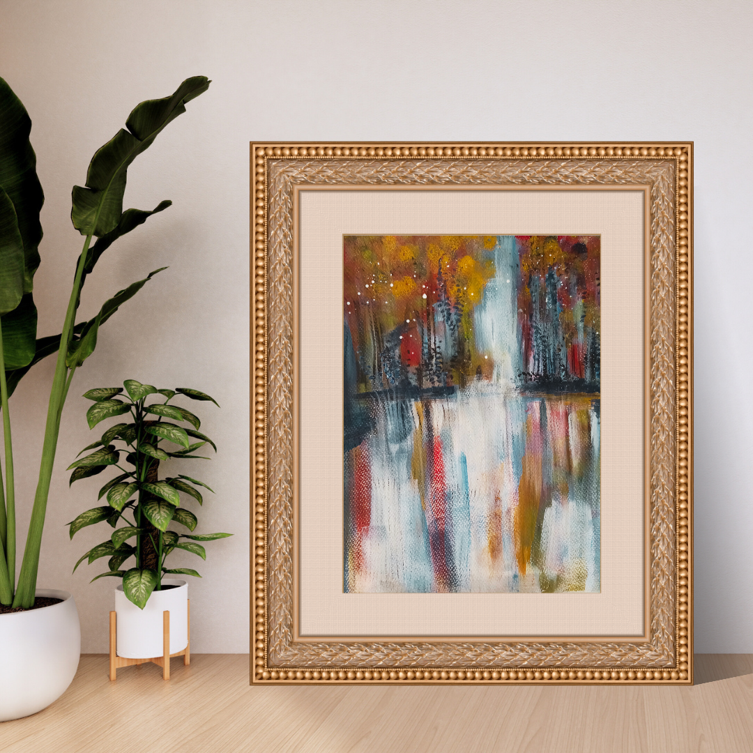 Autumn Reflections Abstract Art/Original Art work