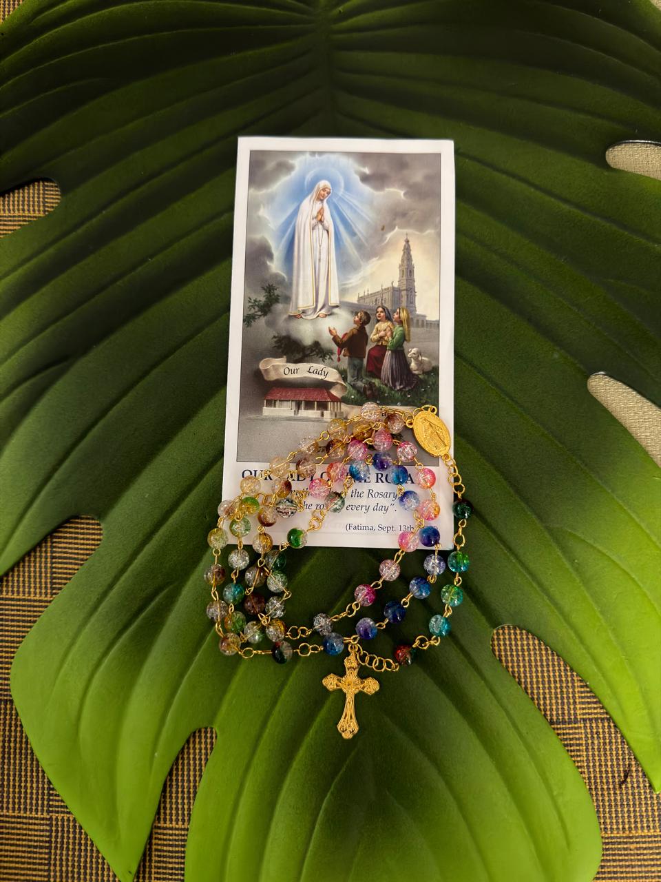 Rainbow Grace Rosary/Holy Rosary/Catholic Rosary/Prayer Beads