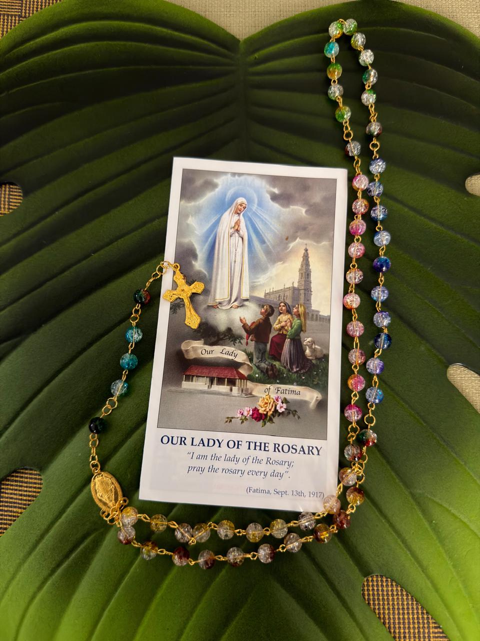 Rainbow Grace Rosary/Holy Rosary/Catholic Rosary/Prayer Beads