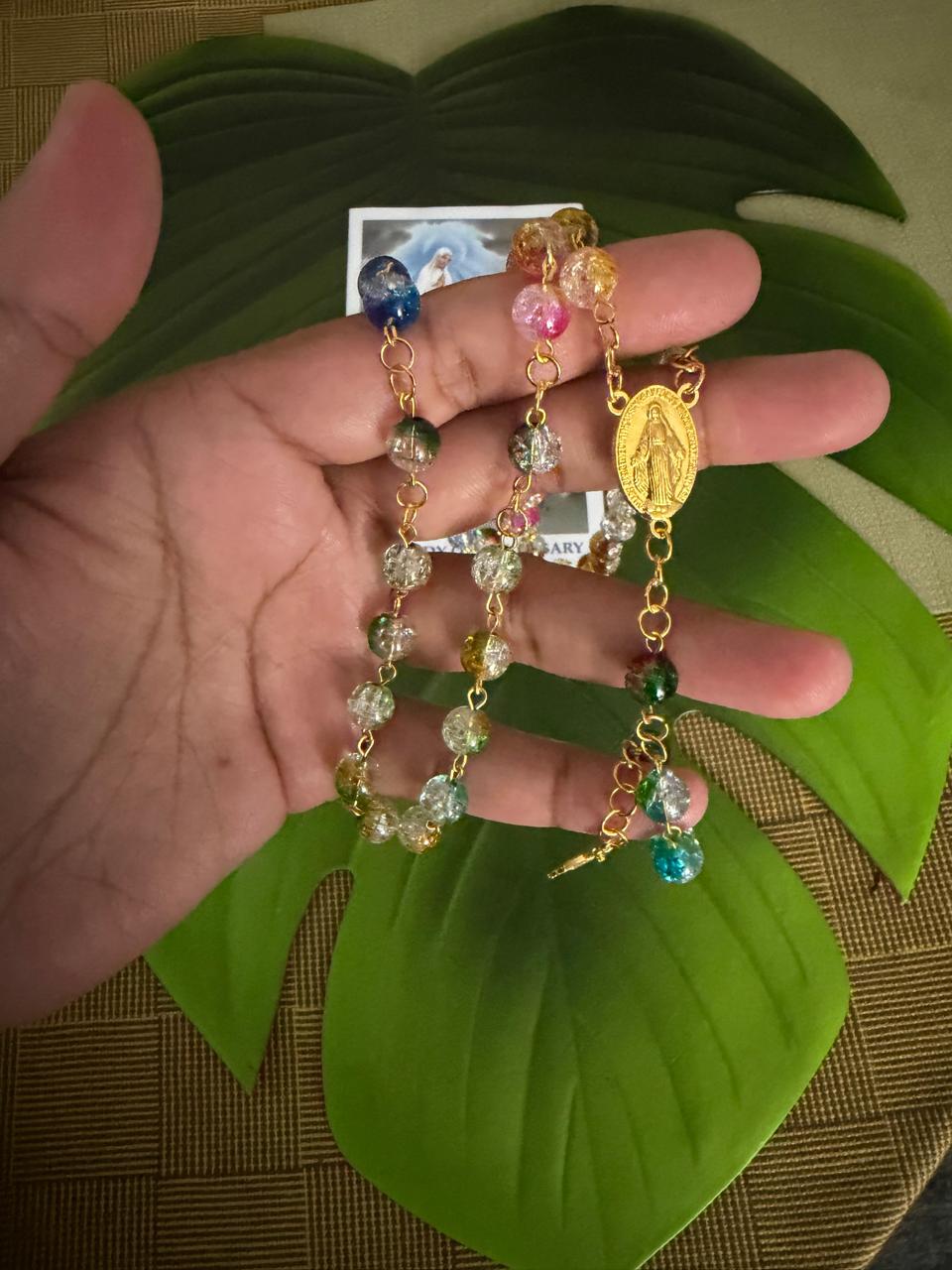 Rainbow Grace Rosary/Holy Rosary/Catholic Rosary/Prayer Beads