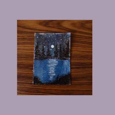 Original Watercolor Landscape ACEO Set: Collectible Miniature Art