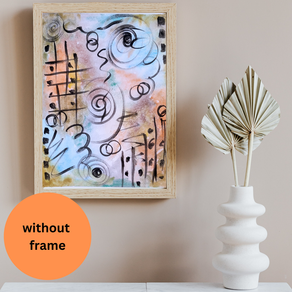 “Whispers in Motion” – Original Abstract Doodle Art