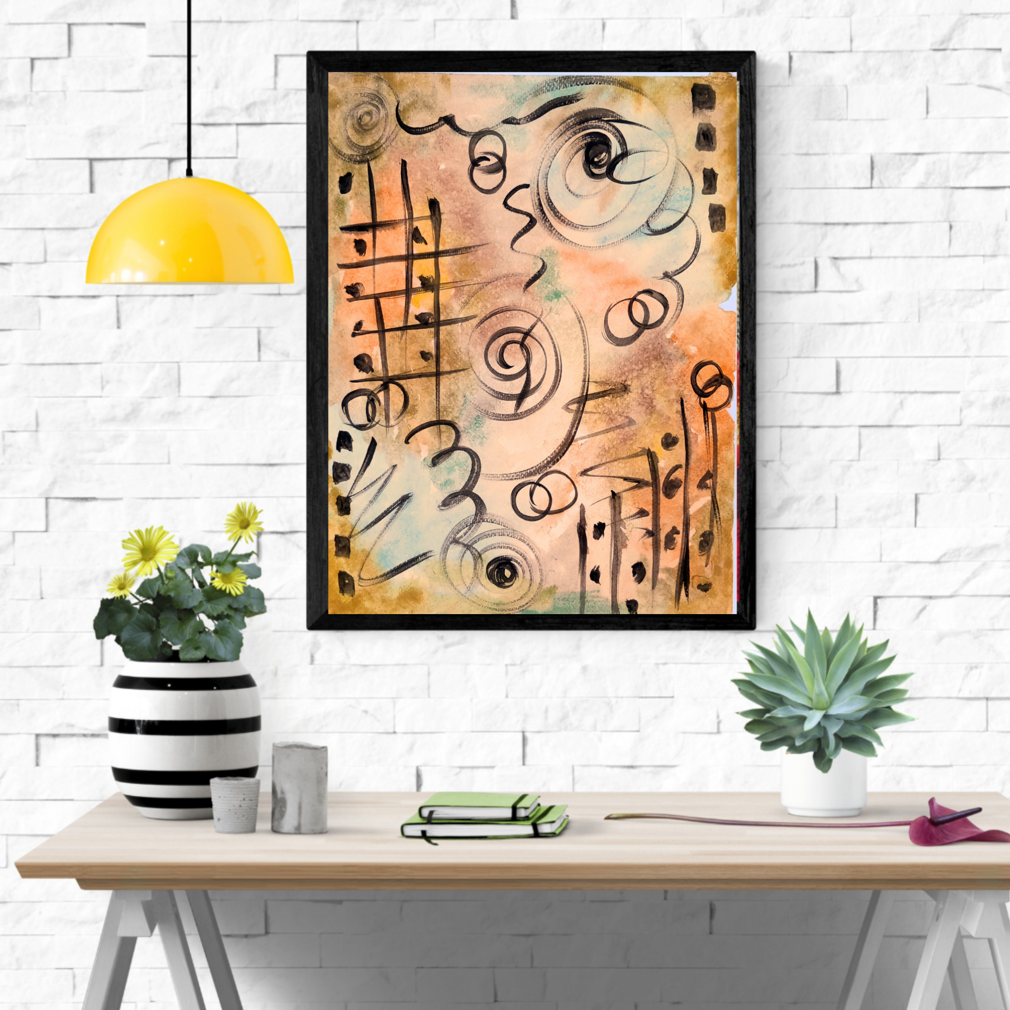 “Whispers in Motion” – Original Abstract Doodle Art
