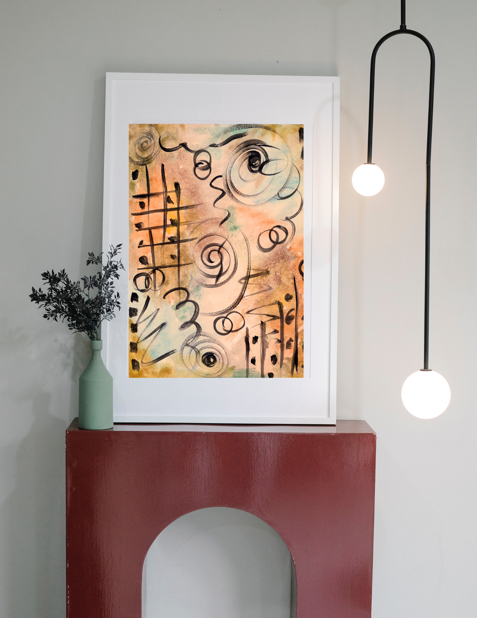 “Whispers in Motion” – Original Abstract Doodle Art