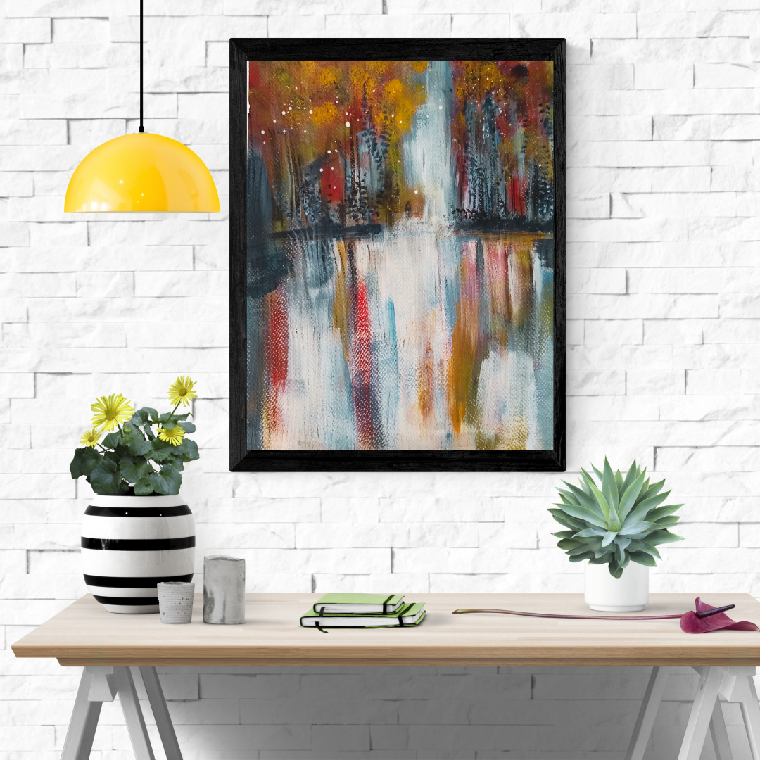 Autumn Reflections Abstract Art/Original Art work